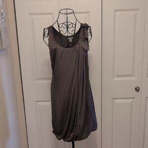 H&M Charcoal Silk Dress